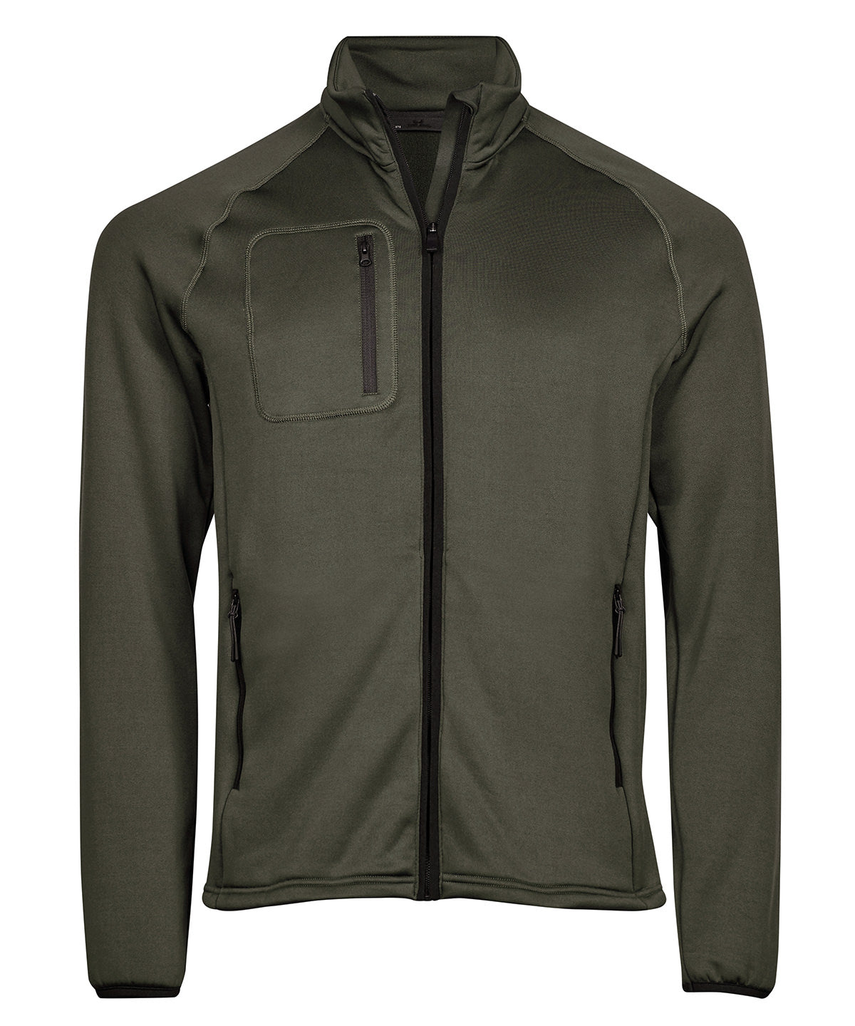 Tee Jays TJ080 Stretch fleece (9100) in Deep Green