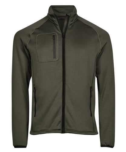 Tee Jays TJ080 Stretch fleece (9100) in Deep Green
