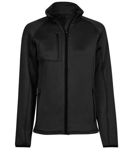 Tee Jays TJ081 Women’s stretch fleece (9101) in Black
