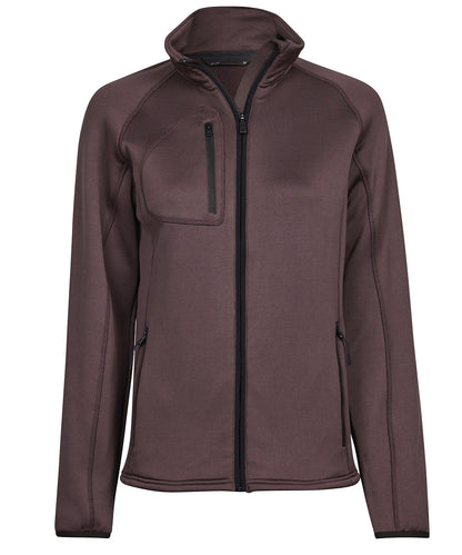 Tee Jays TJ081 Women’s stretch fleece (9101) in Grape