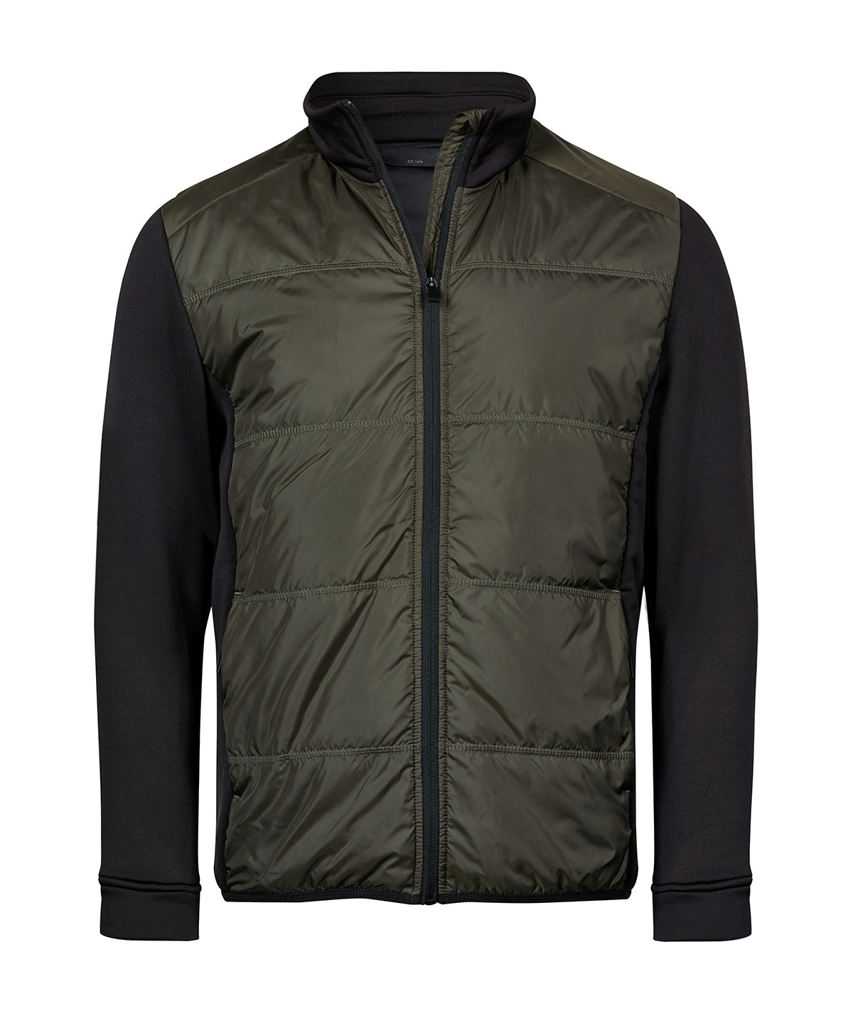 Tee Jays TJ083 Hybrid-stretch jacket (9110) in Deep Green/Black
