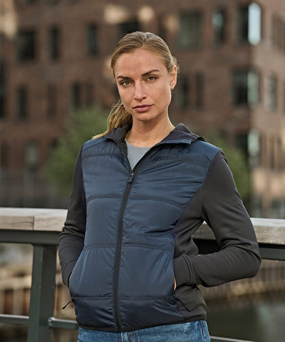Tee Jays TJ084 Women’s hybrid-stretch hooded jacket (9113)