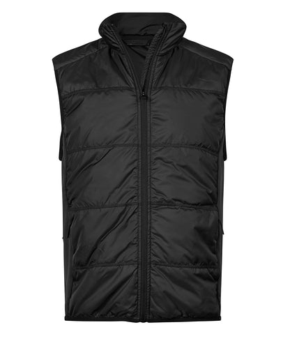 Tee Jays TJ085 Hybrid-stretch bodywarmer (9114) in Black/Black*