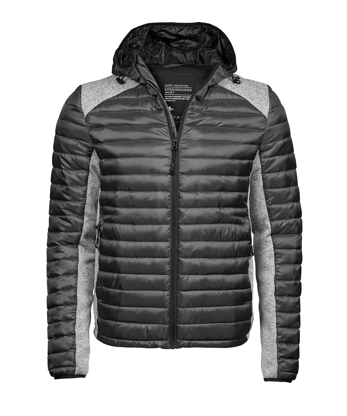 Tee Jays TJ098 Hooded outdoor crossover (9610) in Sport Grey/Grey Melange