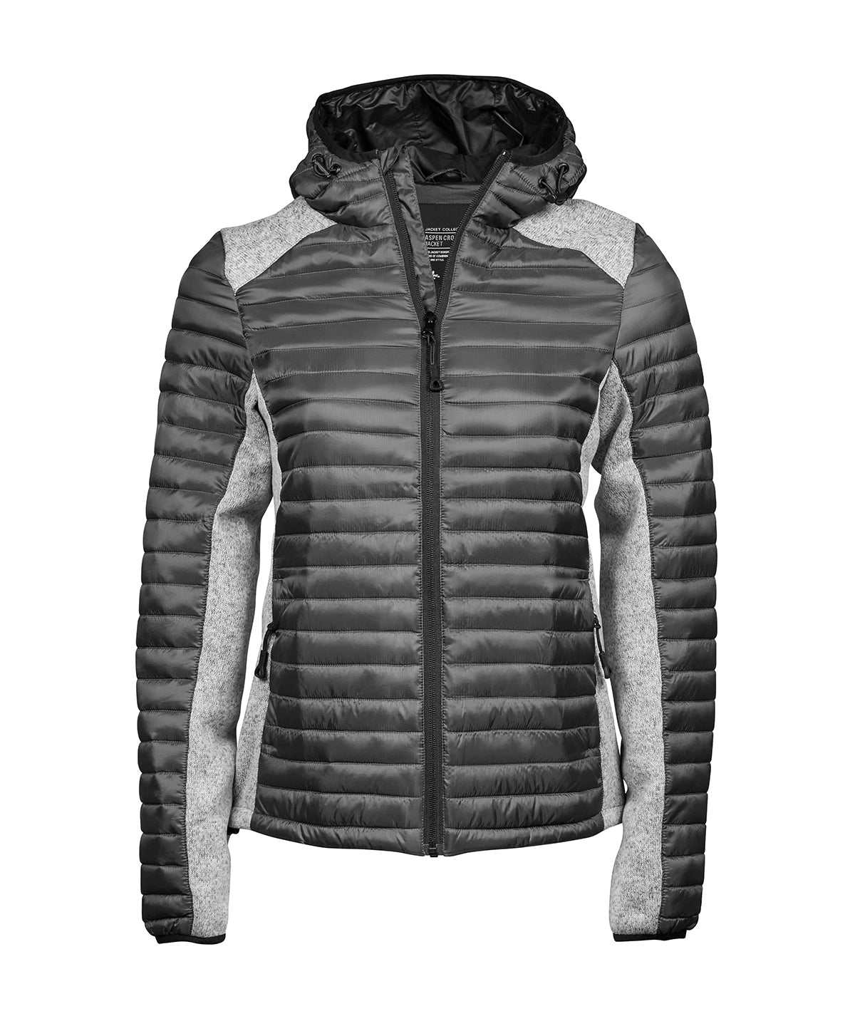 Tee Jays TJ099 Women’s hooded outdoor crossover (9611) in Sport Grey/Grey Melange