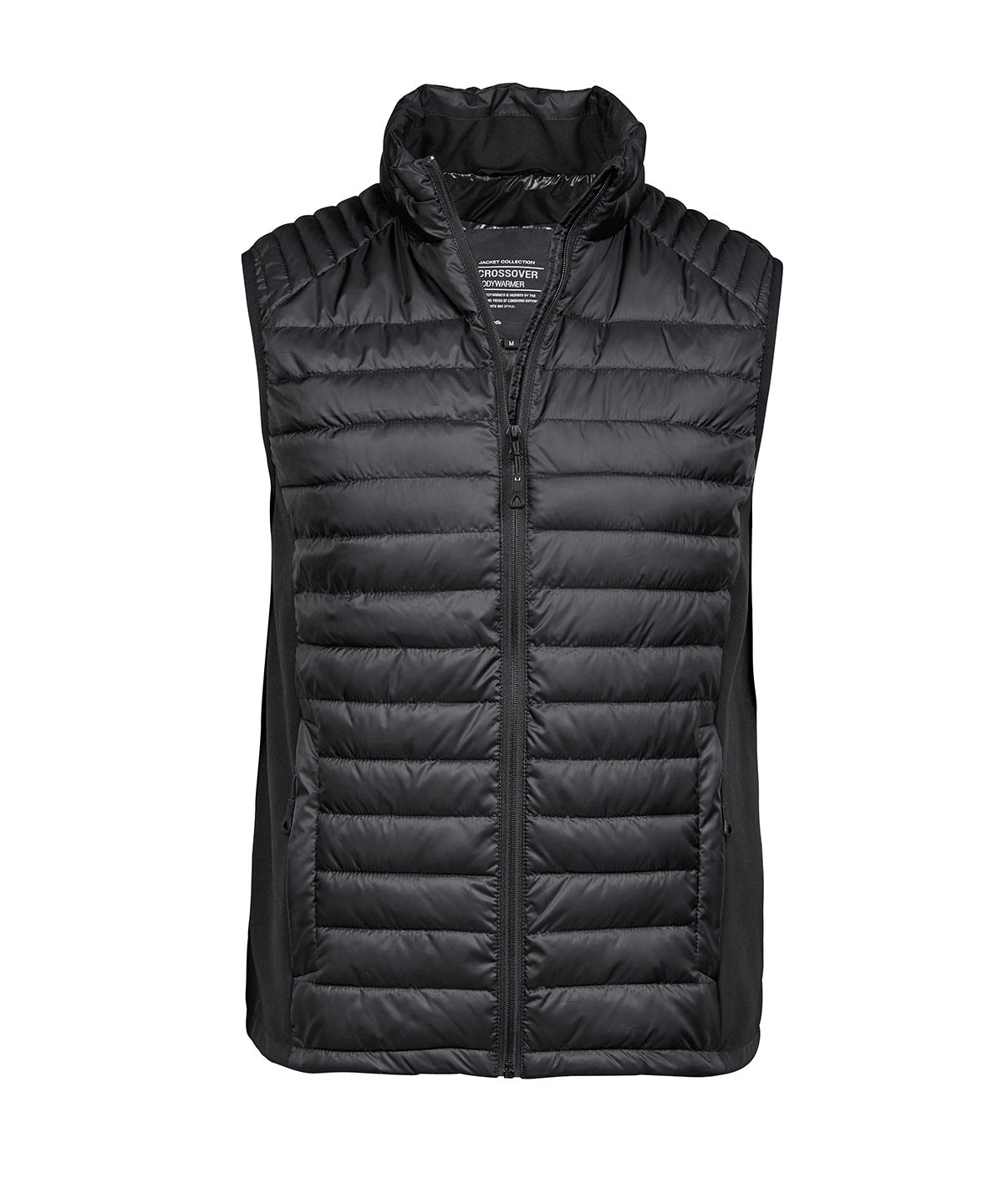Tee Jays TJ102 Crossover bodywarmer (9624) in Black/Black/Black