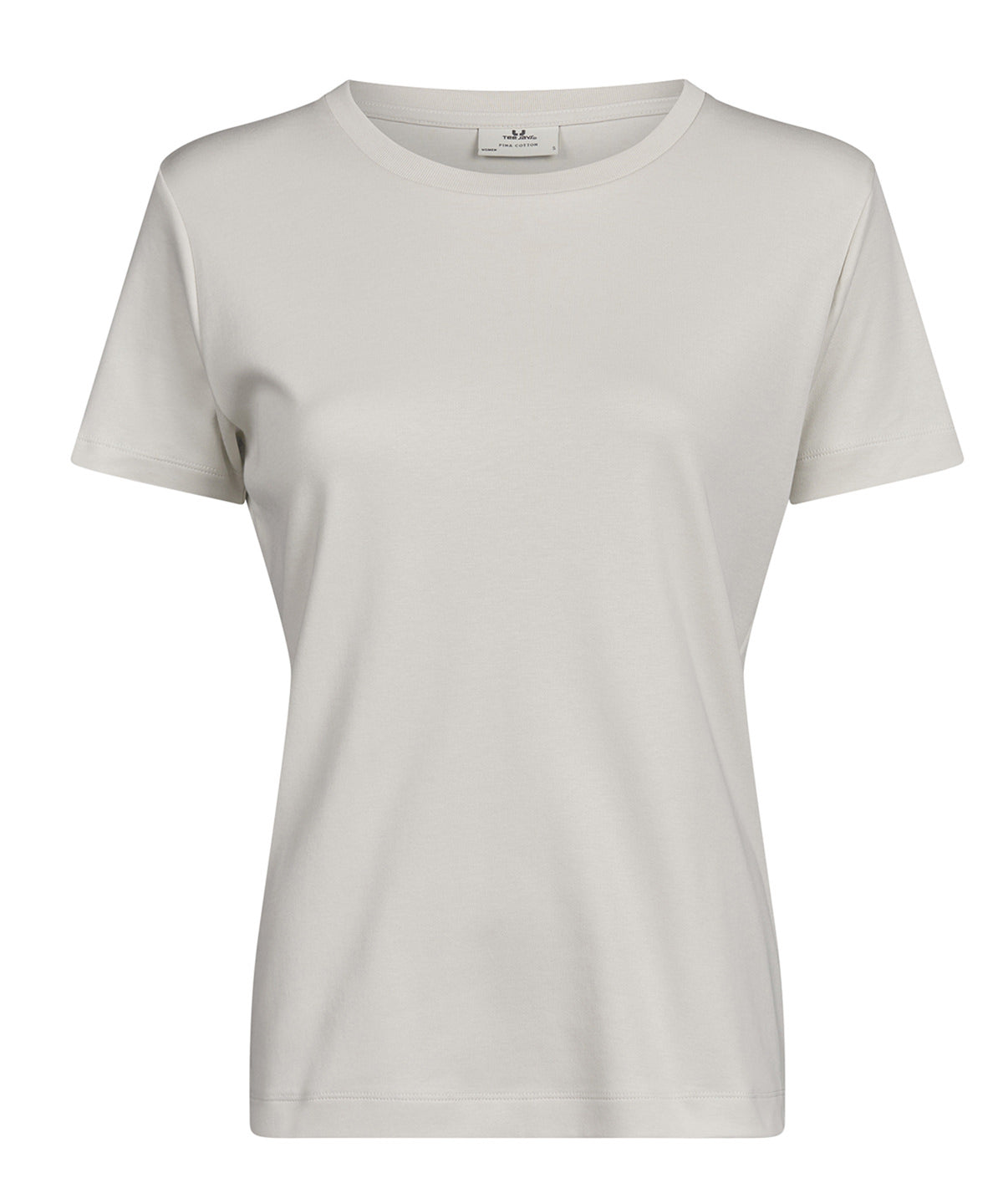 Tee Jays TJ126 Women’s Pima cotton tee (1451) in Cement