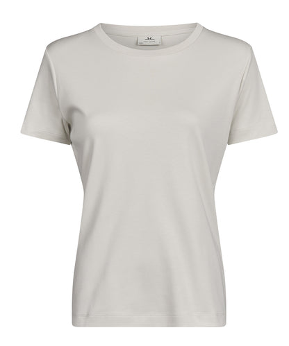 Tee Jays TJ126 Women’s Pima cotton tee (1451) in Cement