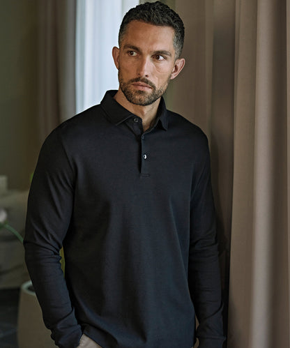 Tee Jays TJ127 Pima cotton long-sleeve polo (1442)
