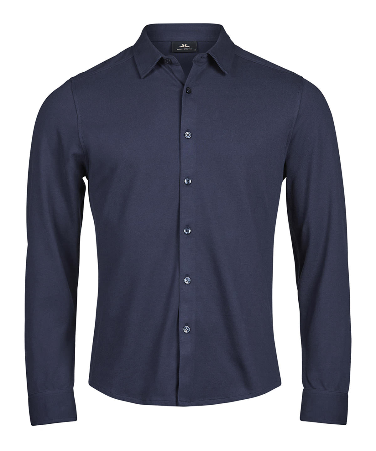 Tee Jays TJ128 Luxury stretch shirt (1416) in Navy