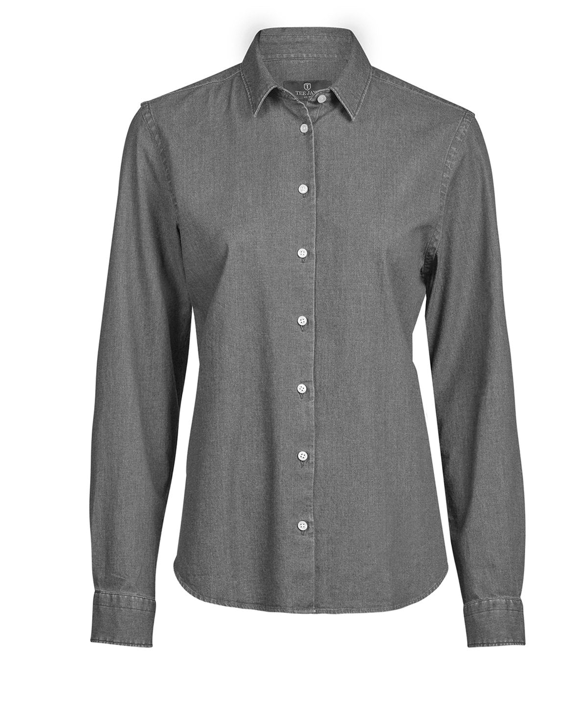 Tee Jays TJ130 Women’s denim shirt (4005) in Black Denim