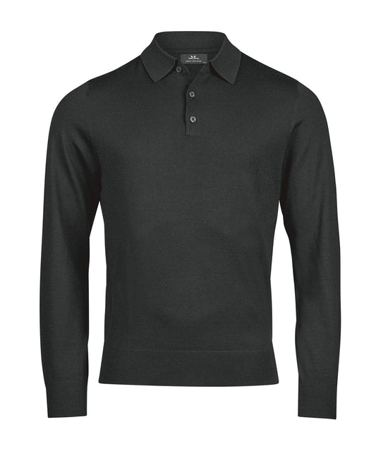 Tee Jays TJ131 Polo knit (6002) in Black