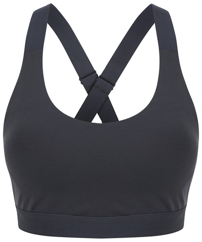 Tombo TL371 Medium impact core bra in Charcoal Grey