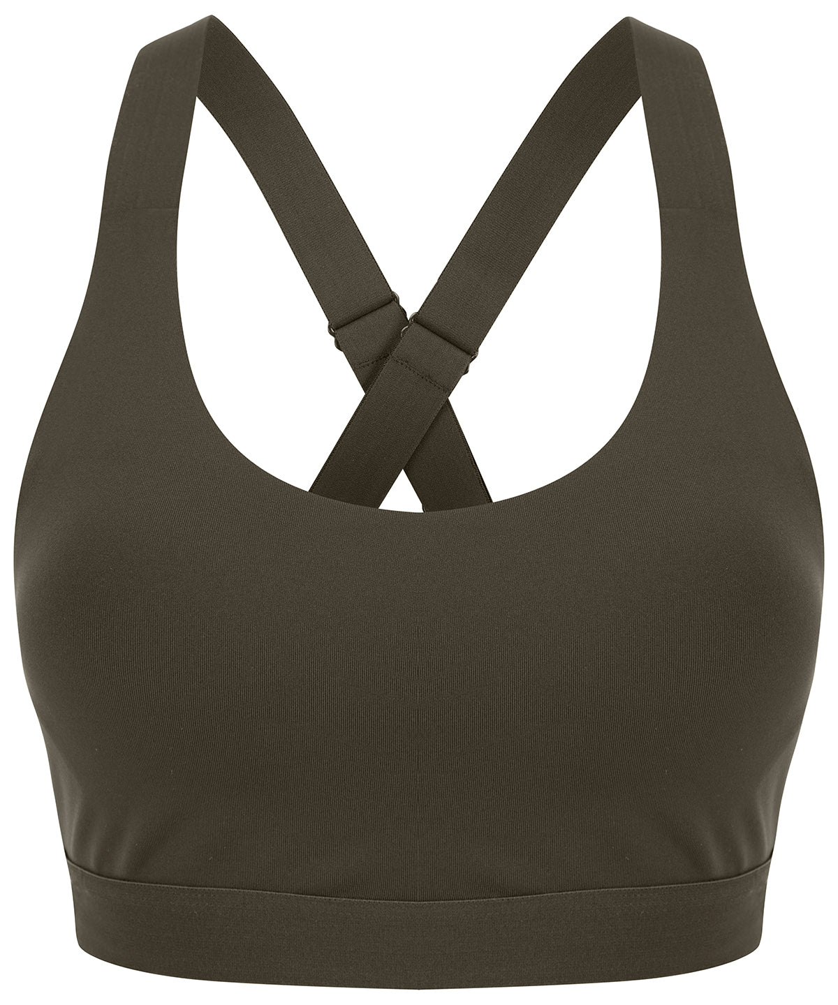 Tombo TL371 Medium impact core bra in Olive Green