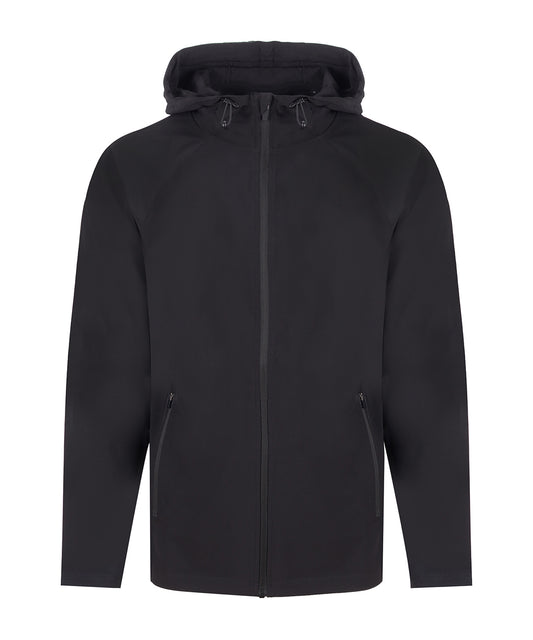 Tombo TL578 Technical zip-through hoodie in Black