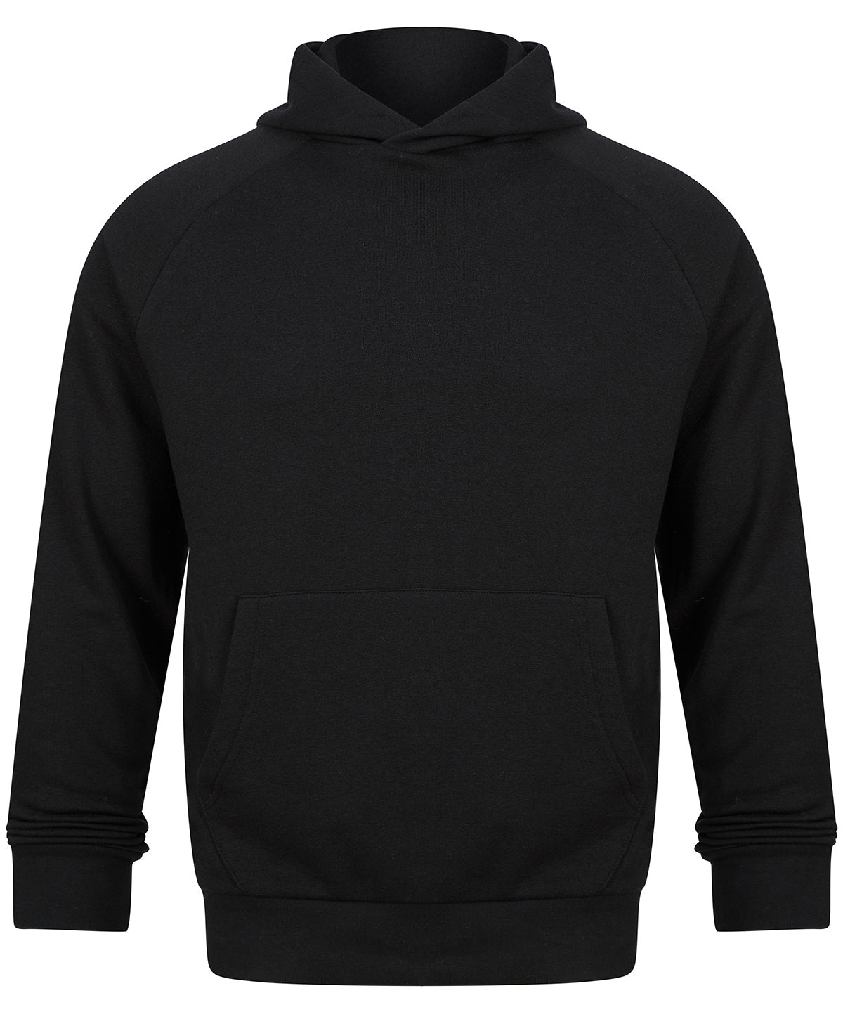 Tombo TL710 Unisex athleisure hoodie in Black