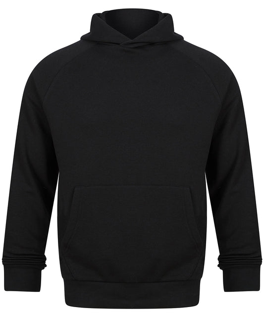 Tombo TL710 Unisex athleisure hoodie in Black