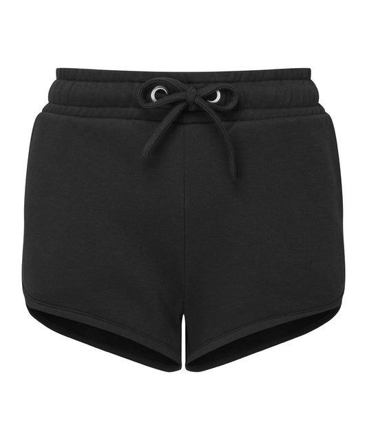 TriDri® TR063 Women's TriDri® recycled retro jogger shorts in Black