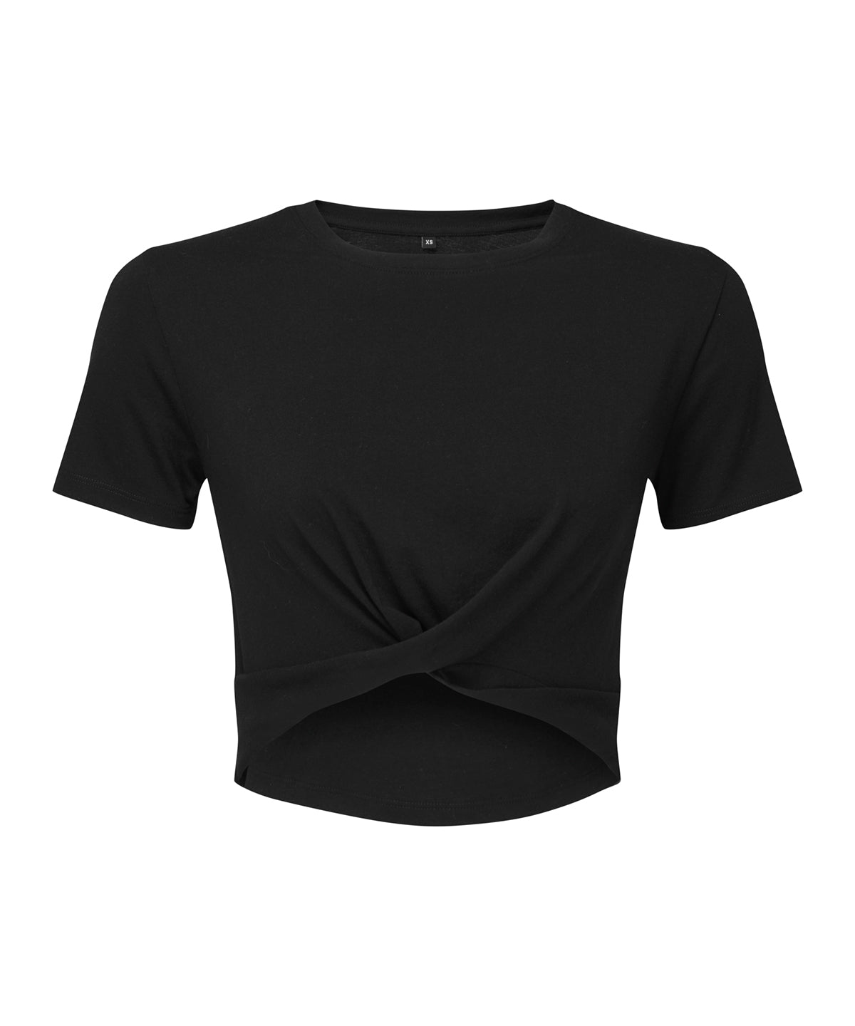 TriDri® TR068 Women's TriDri® twist crop top in Black