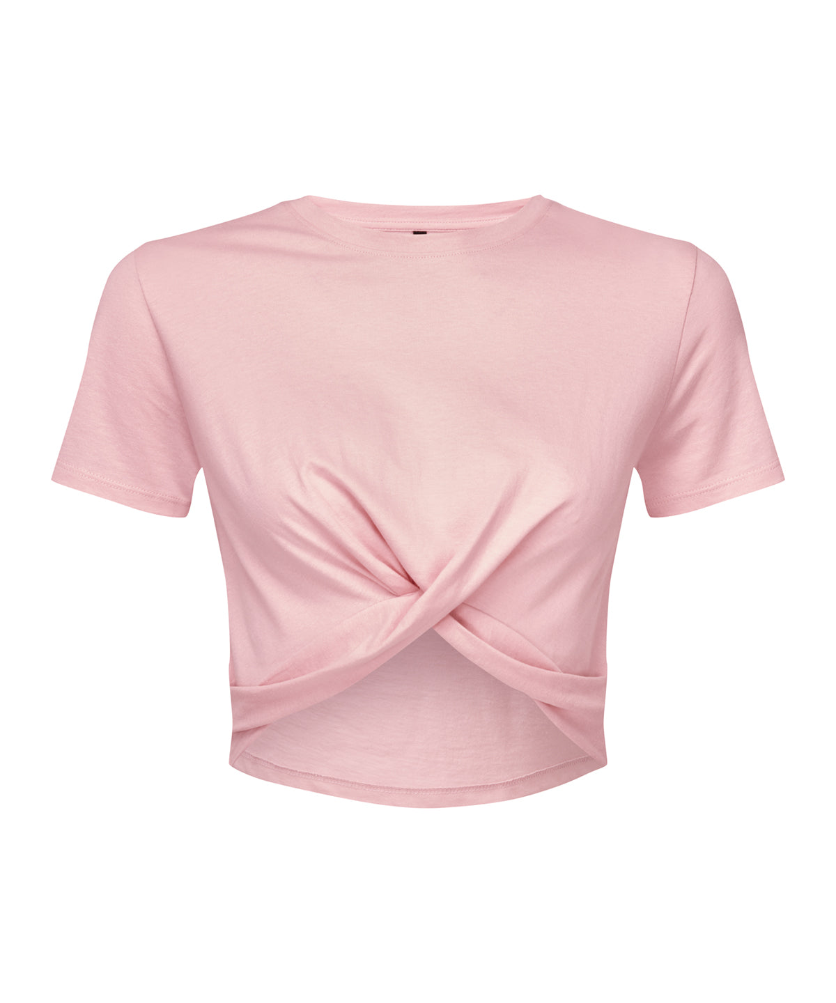 TriDri® TR068 Women's TriDri® twist crop top in Light Pink