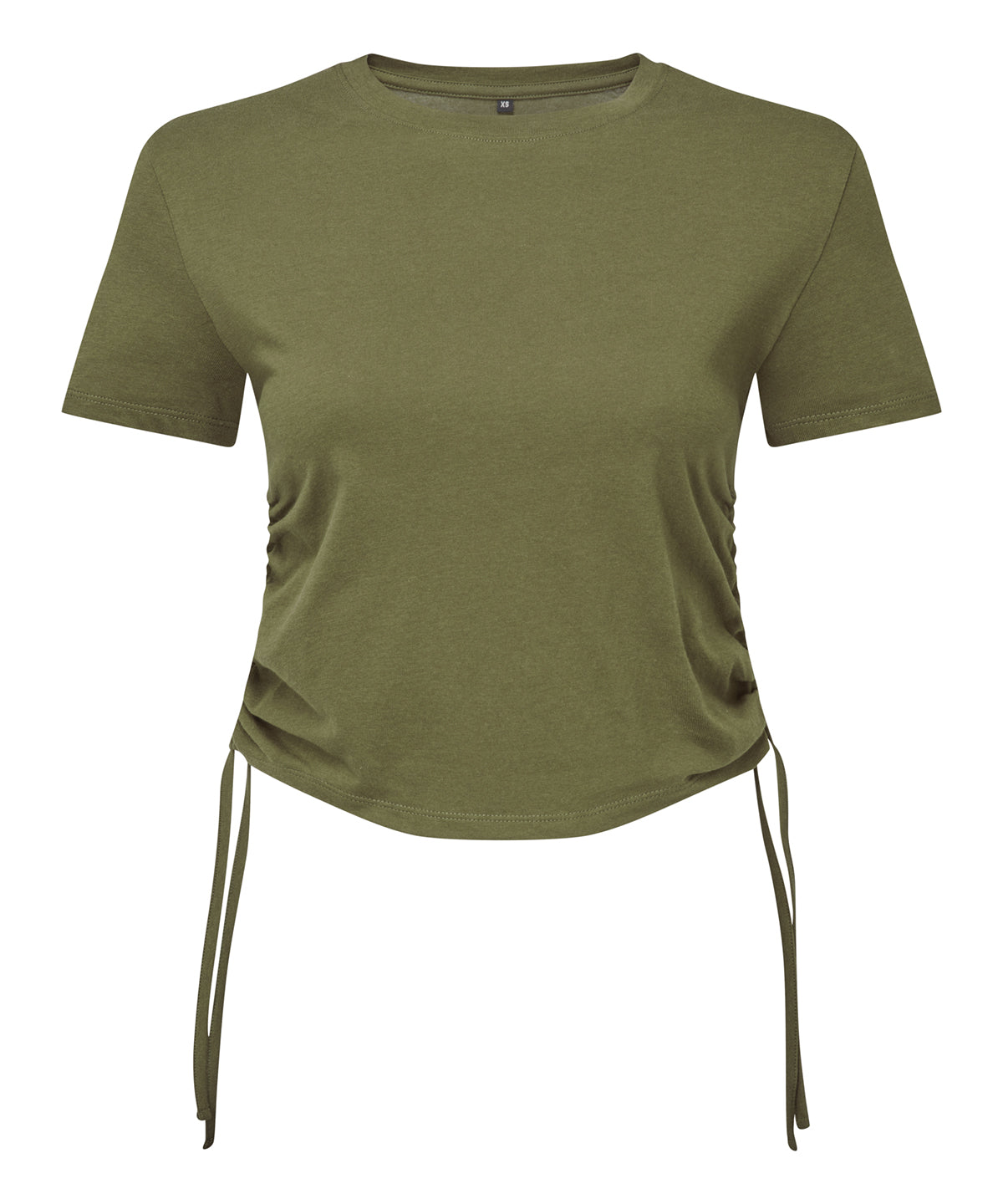 TriDri® TR069 Women's TriDri® ruched crop top in Olive