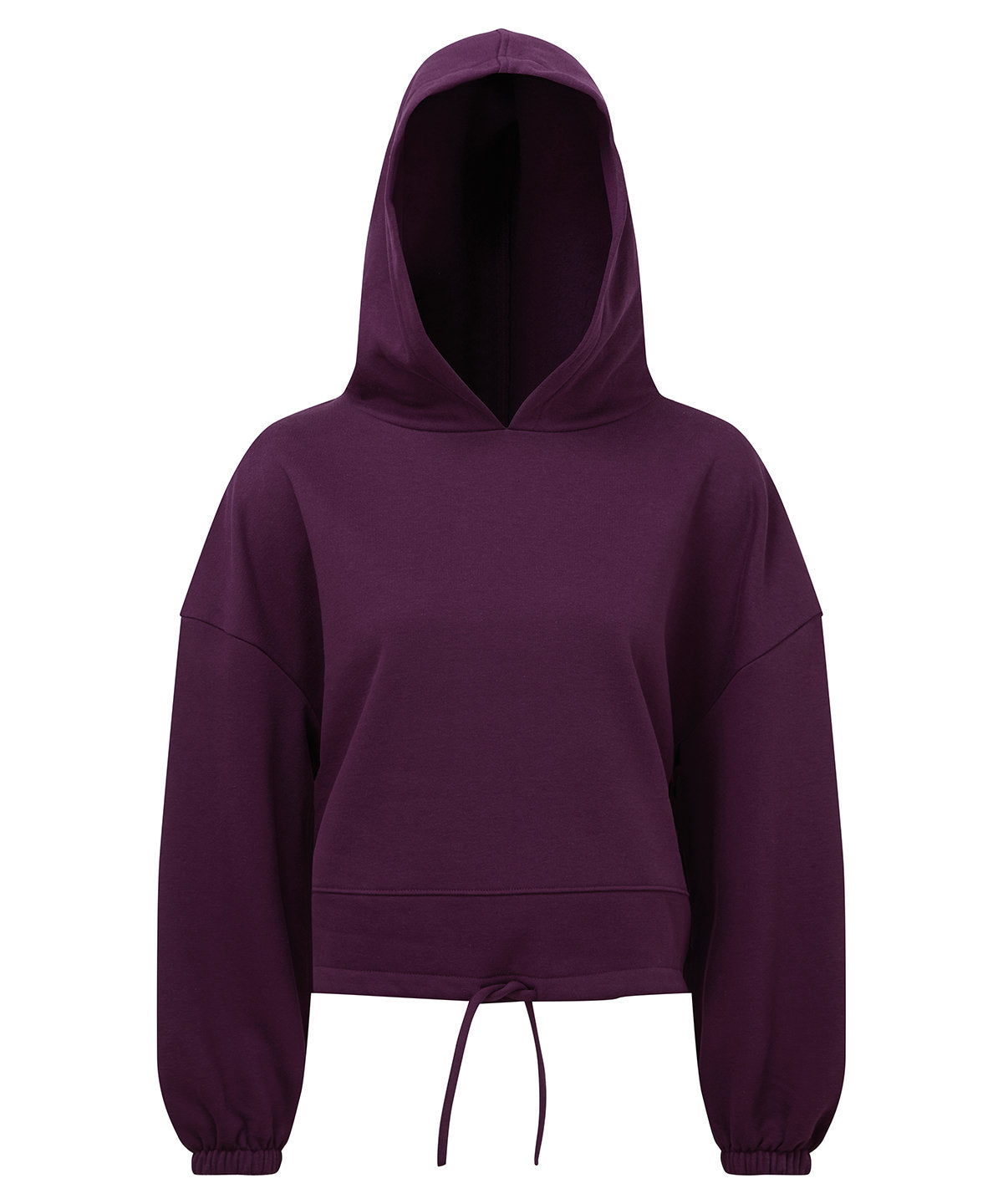 TriDri® TR085 Women's TriDri® cropped oversize hoodie in Mulberry