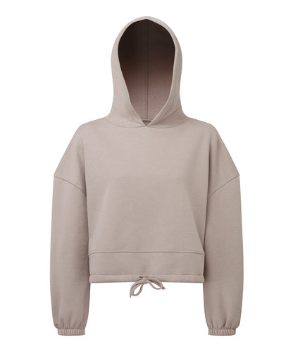 TriDri® TR085 Women's TriDri® cropped oversize hoodie in Stone