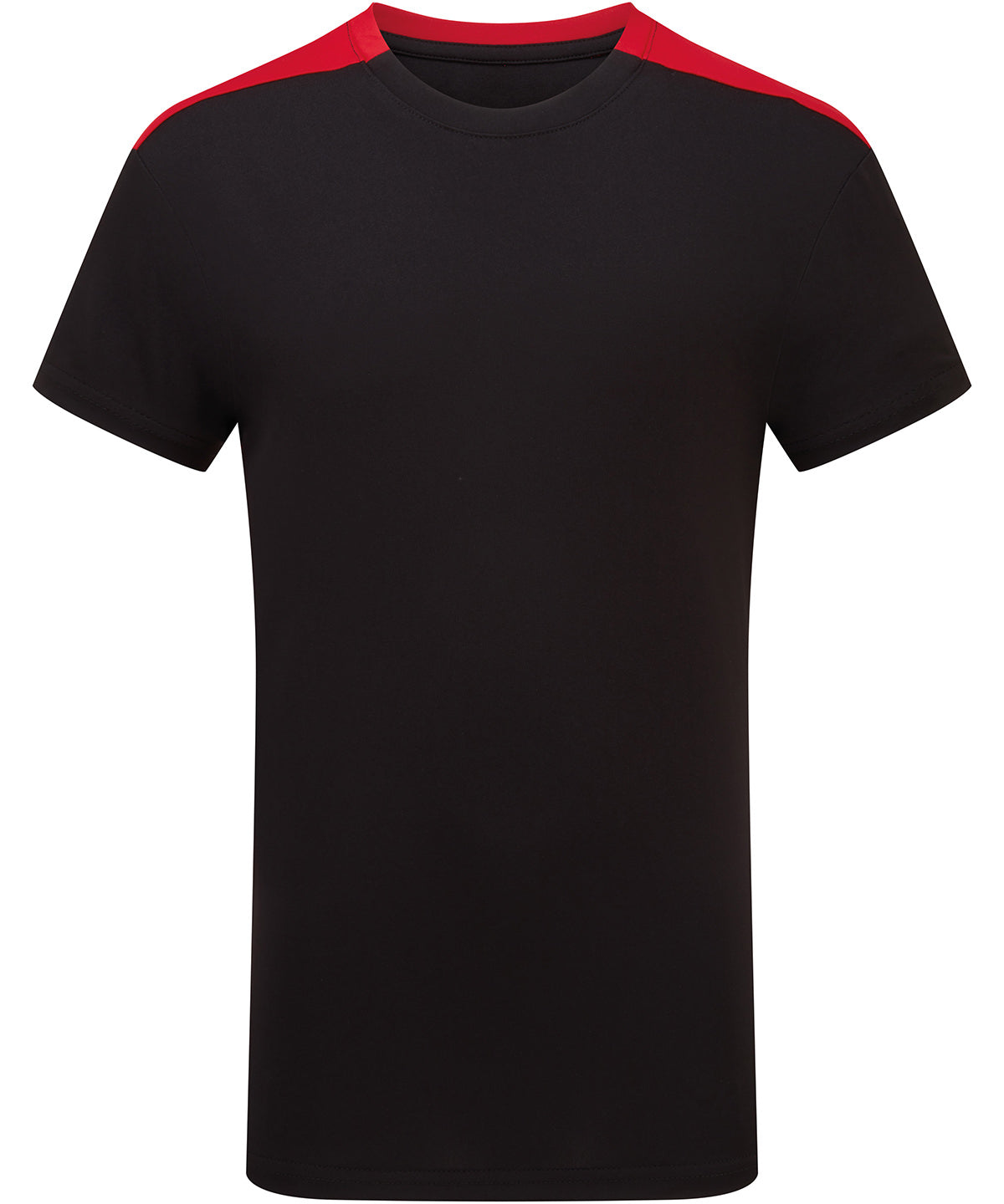 TriDri® TR09B Kids TriDri® contrast performance t-shirt in Black/Fire Red
