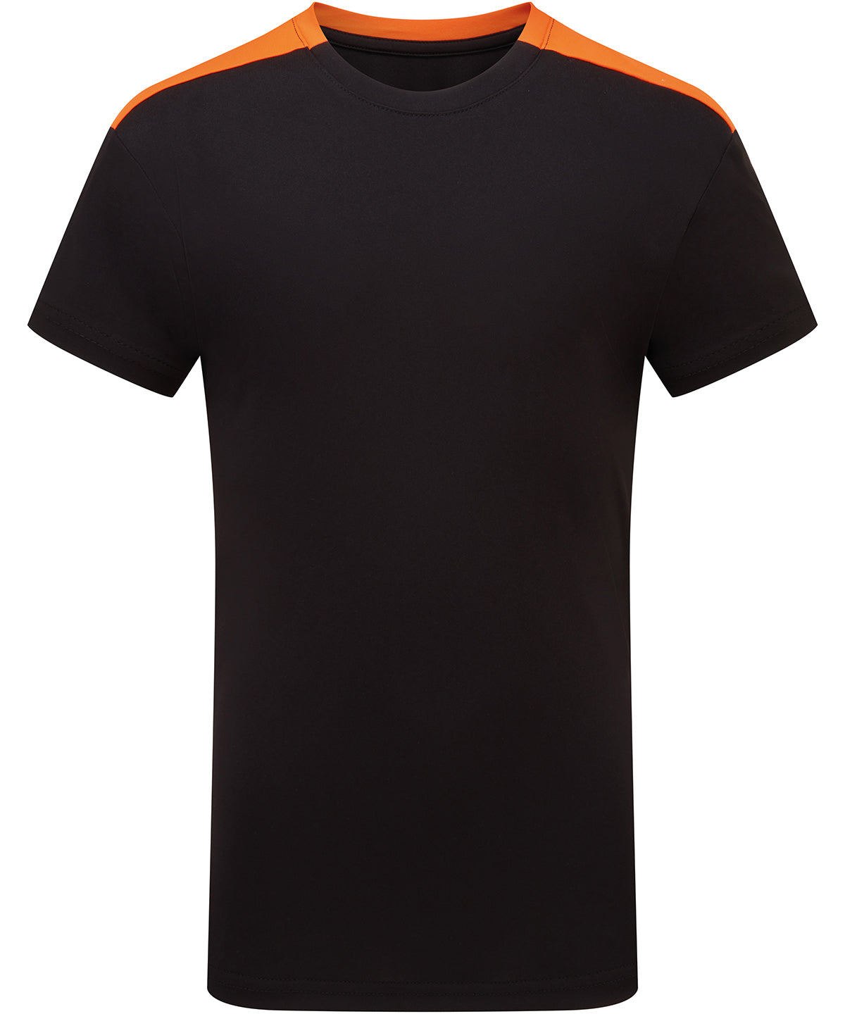 TriDri® TR09B Kids TriDri® contrast performance t-shirt in Black/Orange