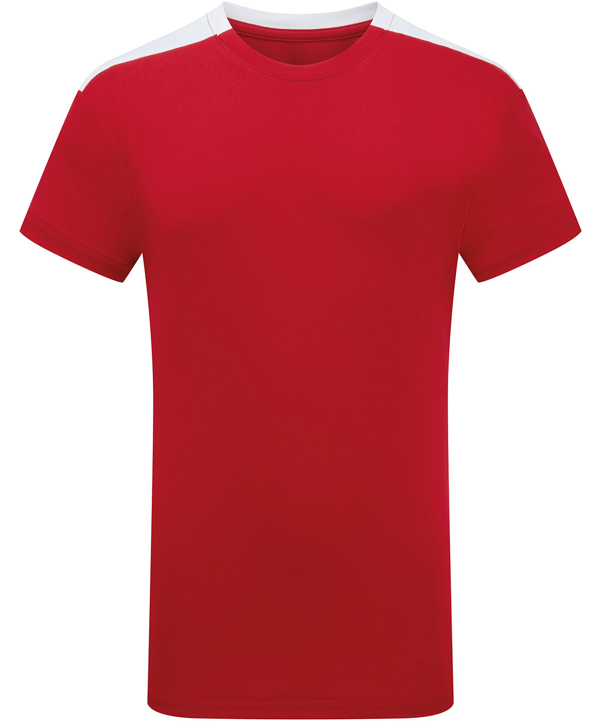 TriDri® TR09B Kids TriDri® contrast performance t-shirt in Fire Red/White