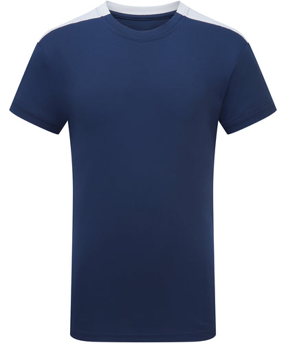 TriDri® TR09B Kids TriDri® contrast performance t-shirt in Navy/White