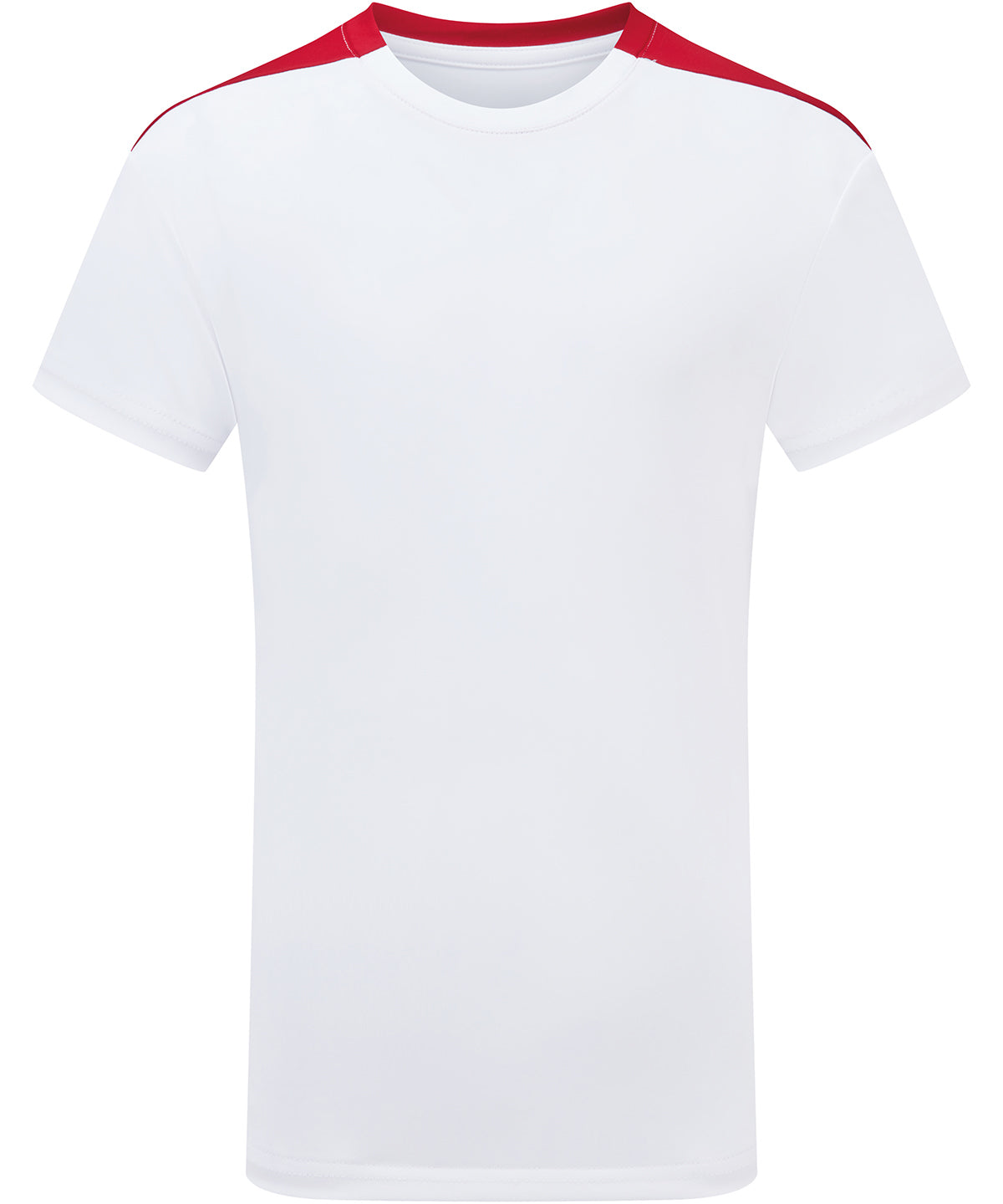 TriDri® TR09B Kids TriDri® contrast performance t-shirt in White/Fire Red