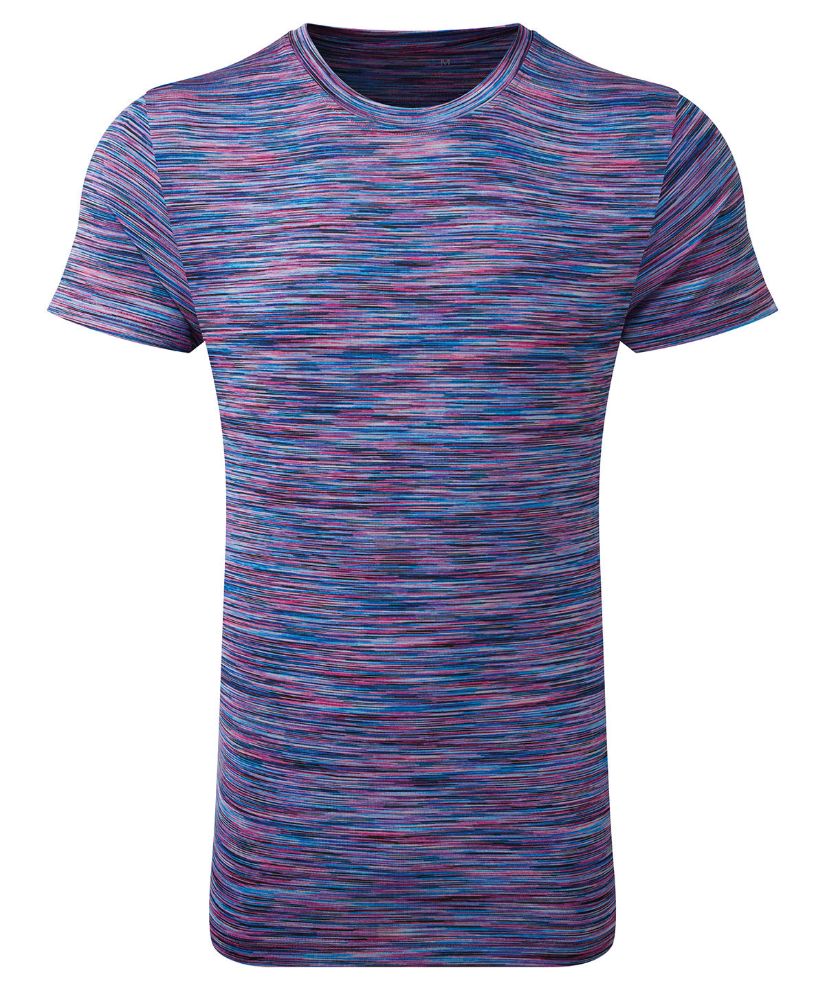 TriDri® TR101 Tridri® space dye performance t-shirt in Pink/Blue