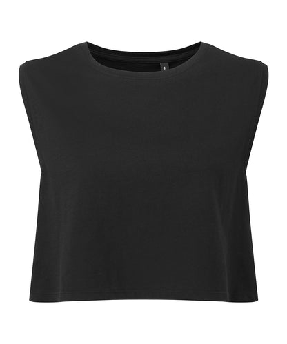 TriDri® TR119 Women's TriDri® organic crop tank in Black