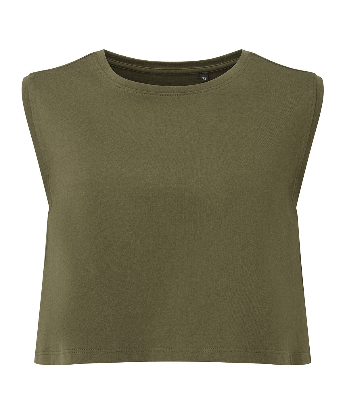 TriDri® TR119 Women's TriDri® organic crop tank in Olive