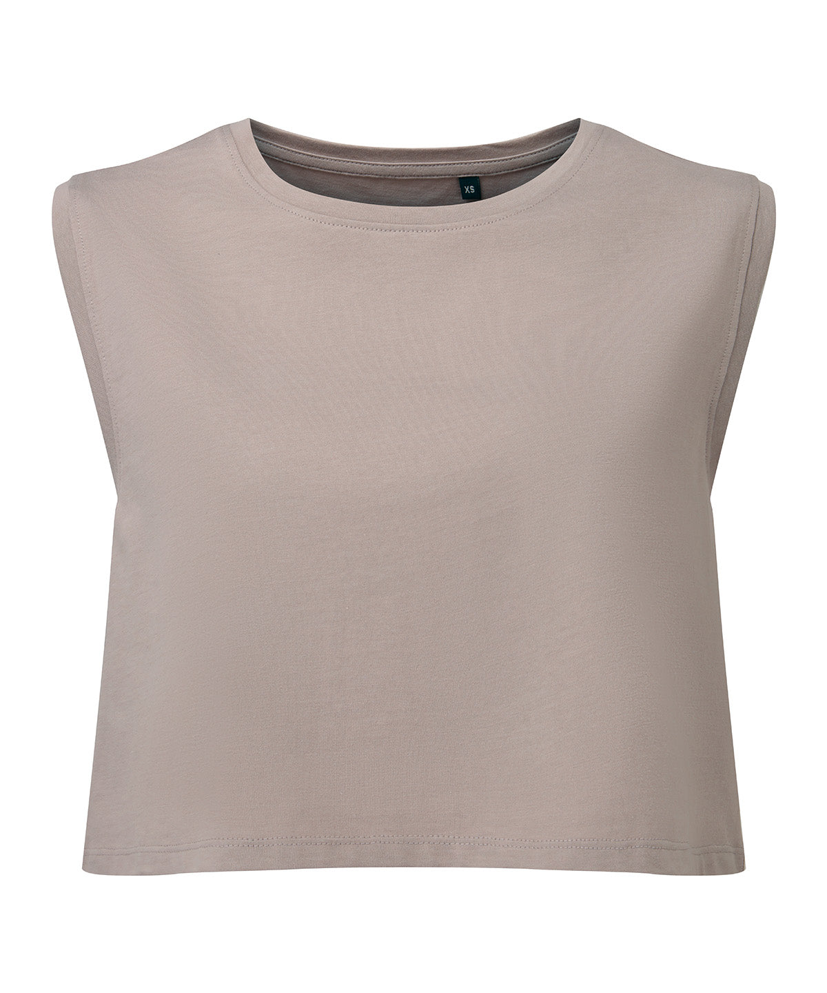 TriDri® TR119 Women's TriDri® organic crop tank in Stone