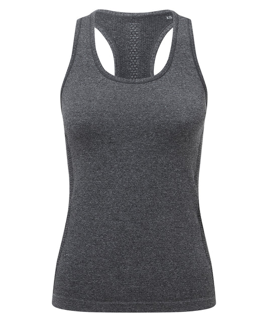 TriDri® TR209 Women's TriDri® seamless 3D fit" multi-sport sculpt vest" in Black Melange