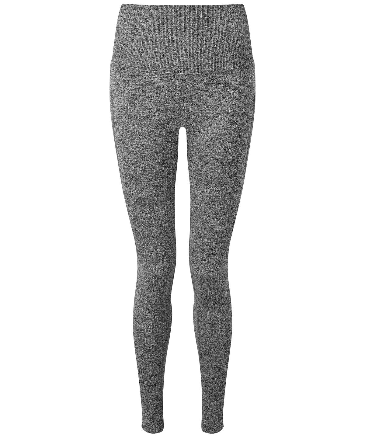 TriDri® TR211 Women's TriDri® ribbed seamless multi-sport leggings in Black Melange