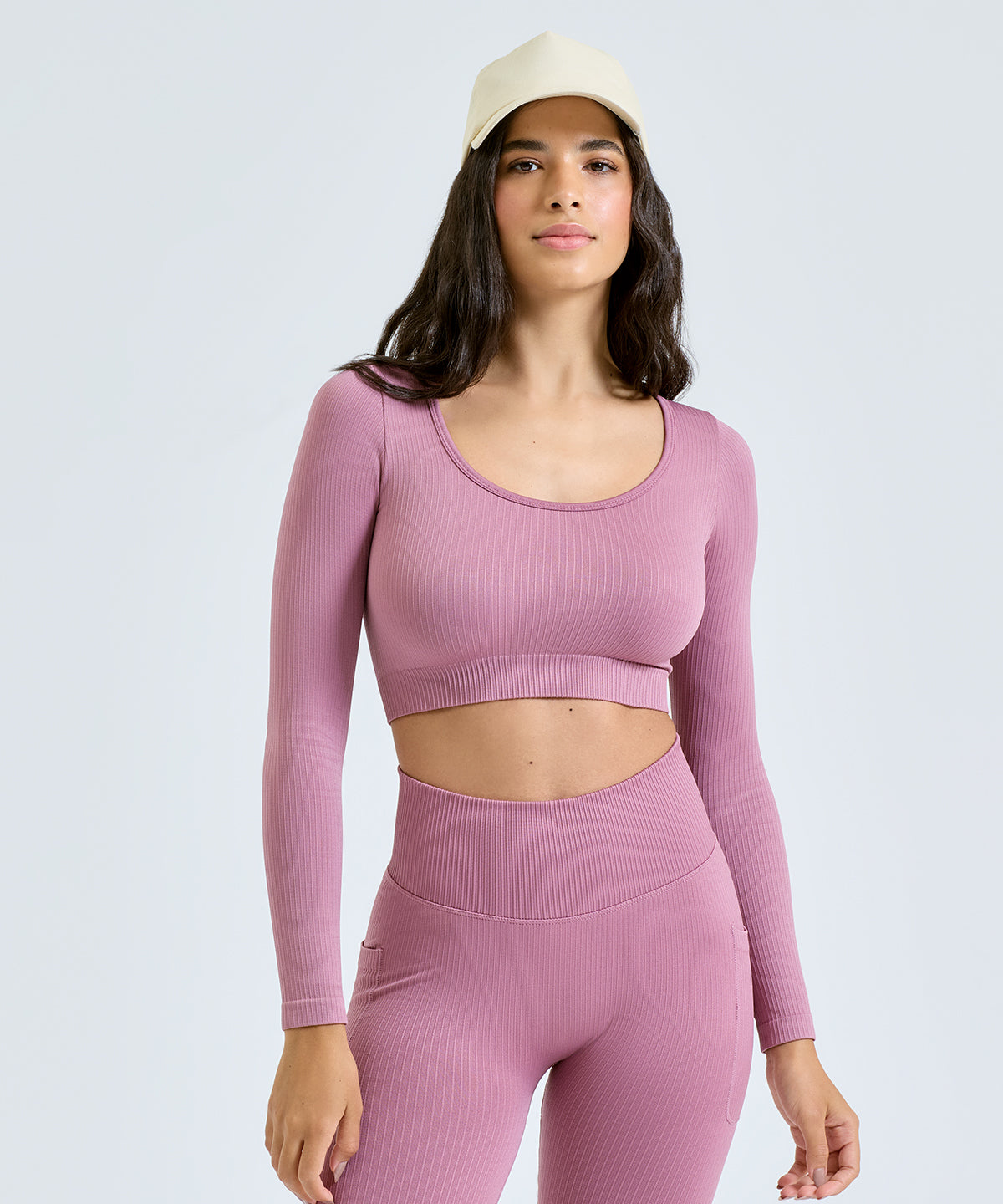 TriDri® TR224 Women's TriDri® ribbed seamless 3D fit" crop top"