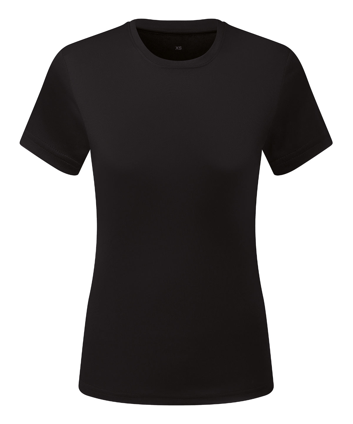 TriDri® TR504 Women’s TriDri® ion-charge recycled textured tee in Black