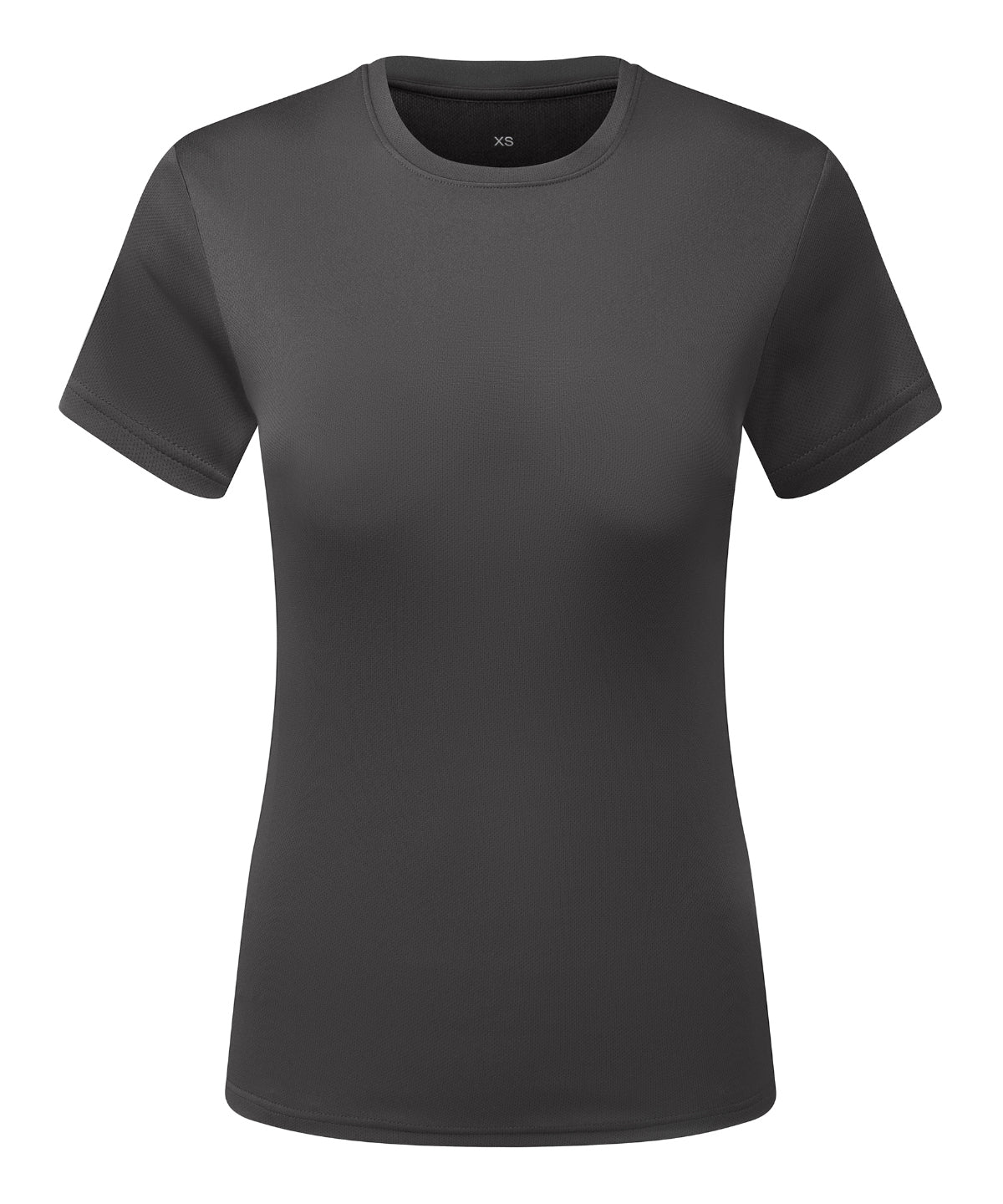 TriDri® TR504 Women’s TriDri® ion-charge recycled textured tee in Charcoal