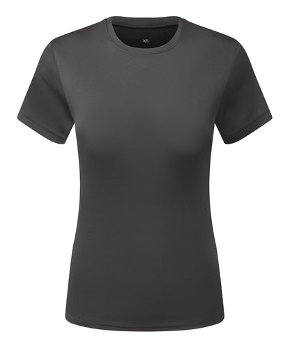 TriDri® TR504 Women’s TriDri® ion-charge recycled textured tee in Charcoal