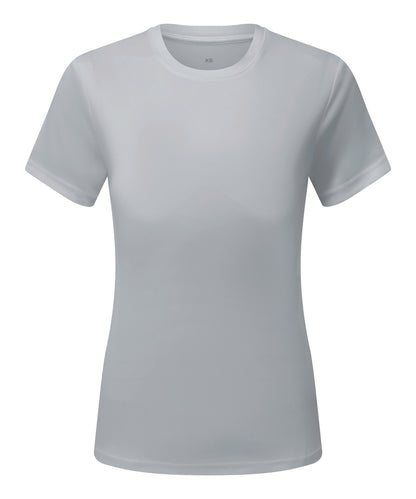 TriDri® TR504 Women’s TriDri® ion-charge recycled textured tee in Cool Grey