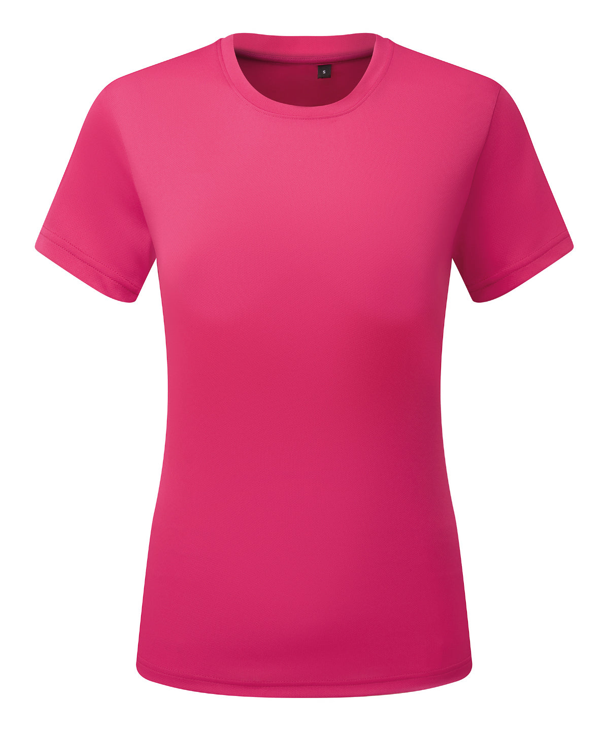 TriDri® TR504 Women’s TriDri® ion-charge recycled textured tee in Hot Pink