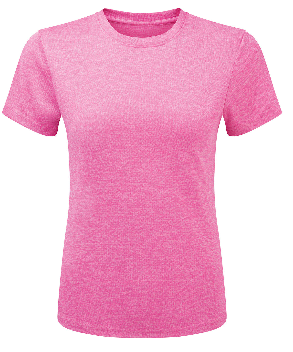 TriDri® TR504 Women’s TriDri® ion-charge recycled textured tee in Pink Melange