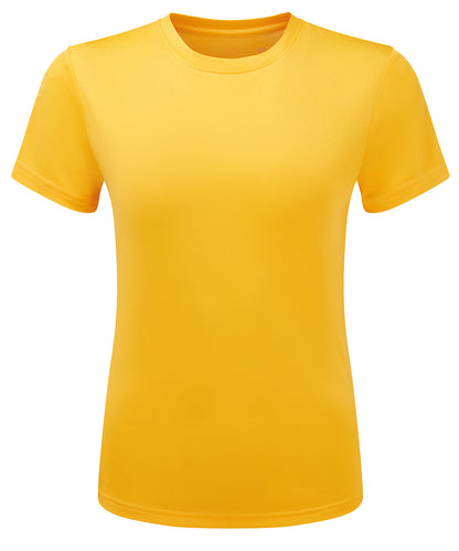 TriDri® TR504 Women’s TriDri® ion-charge recycled textured tee in Sun Yellow