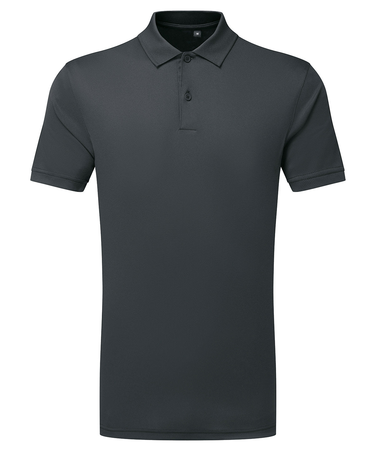 TriDri® TR505 Tridri® ion-charge panelled polo in Charcoal