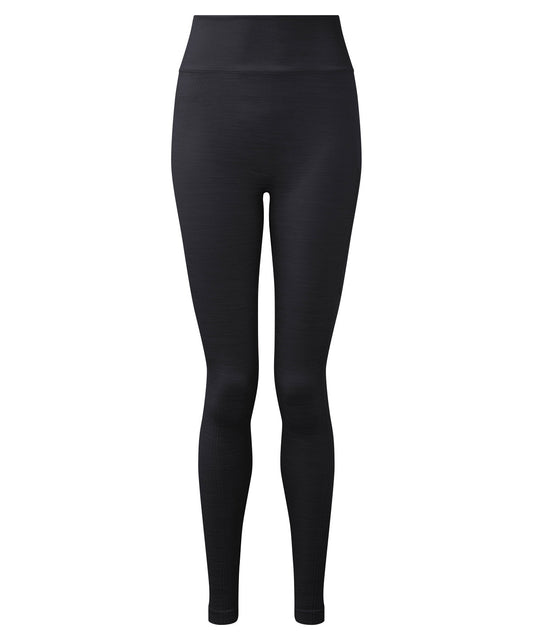 TriDri® TR512 Women's TriDri® recycled seamless ''3D fit'' multi-sport flex leggings in Black