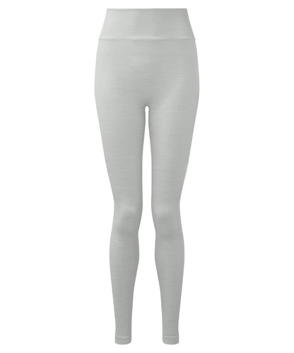 TriDri® TR512 Women's TriDri® recycled seamless ''3D fit'' multi-sport flex leggings in Cool Grey Melange