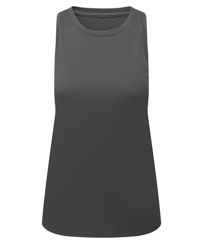 TriDri® TR516 Women's TriDri ion-charge easy fit tank top in Charcoal